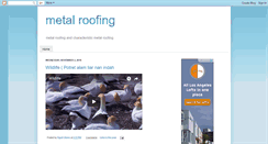 Desktop Screenshot of metal-roofting.blogspot.com