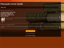 Tablet Screenshot of livrosaude.blogspot.com