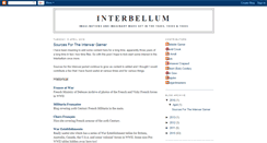 Desktop Screenshot of interbellumimaginations.blogspot.com