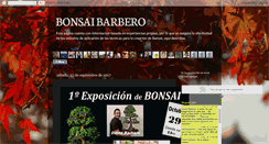 Desktop Screenshot of bonsaibarbero.blogspot.com