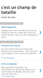 Mobile Screenshot of cestunchampdebataille.blogspot.com