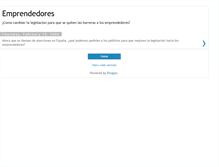 Tablet Screenshot of emprendedores.blogspot.com