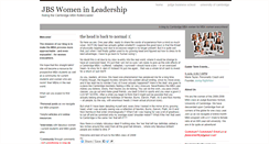Desktop Screenshot of jbswomen.blogspot.com