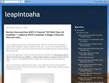 Tablet Screenshot of leapintoaha.blogspot.com