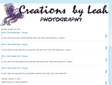 Tablet Screenshot of creationsbyleah.blogspot.com