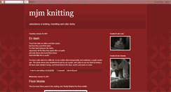 Desktop Screenshot of mjmknitting.blogspot.com