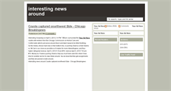 Desktop Screenshot of interestingnewsaround.blogspot.com