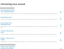 Tablet Screenshot of interestingnewsaround.blogspot.com
