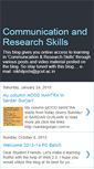 Mobile Screenshot of communicationandresearchskills.blogspot.com