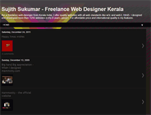 Tablet Screenshot of freelancewebdesignerkerala.blogspot.com