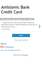 Mobile Screenshot of amislamiccreditcard.blogspot.com