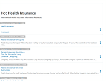 Tablet Screenshot of hothealthinsurance.blogspot.com