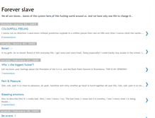 Tablet Screenshot of foreverslave.blogspot.com