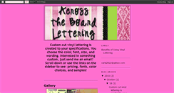 Desktop Screenshot of acrosstheboardlettering.blogspot.com