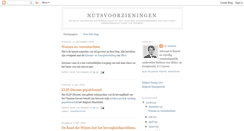 Desktop Screenshot of nutsvoorzieningen.blogspot.com