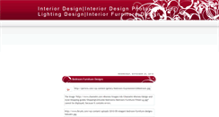 Desktop Screenshot of interiorfurnituresdesign.blogspot.com