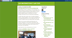 Desktop Screenshot of lasmatematicasylastics.blogspot.com