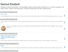Tablet Screenshot of poeticalelizabeth.blogspot.com