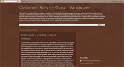 Desktop Screenshot of customerserviceguruvancity.blogspot.com