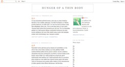 Desktop Screenshot of hungerofathinbody.blogspot.com