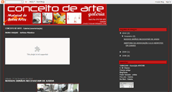 Desktop Screenshot of conceitodearte-galeria.blogspot.com