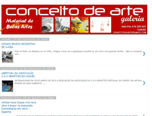 Tablet Screenshot of conceitodearte-galeria.blogspot.com