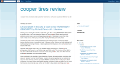 Desktop Screenshot of coopertires-review.blogspot.com