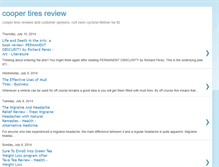 Tablet Screenshot of coopertires-review.blogspot.com