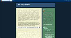 Desktop Screenshot of hisbodychronicle.blogspot.com