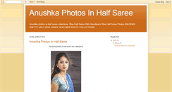 Desktop Screenshot of anushkaphotosinhalfsaree.blogspot.com