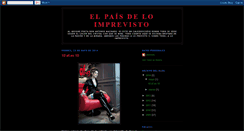 Desktop Screenshot of elpaisdeloimprevisto.blogspot.com