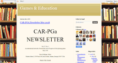 Desktop Screenshot of gamesampersandeducation.blogspot.com