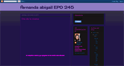 Desktop Screenshot of fernanda-abigail-fernandastarblack.blogspot.com