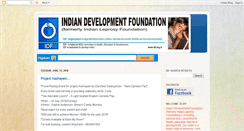 Desktop Screenshot of indiandevelopmentfoundation.blogspot.com