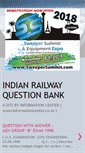 Mobile Screenshot of indianrailwayquestionbank.blogspot.com