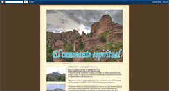 Desktop Screenshot of elcaminanteespiritual.blogspot.com