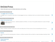 Tablet Screenshot of deglobetrotas.blogspot.com