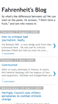 Mobile Screenshot of fahrenheitblog.blogspot.com