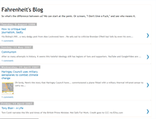 Tablet Screenshot of fahrenheitblog.blogspot.com