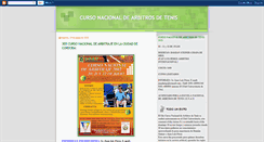 Desktop Screenshot of cursonacionaldearbitros.blogspot.com