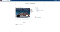 Desktop Screenshot of gadis-batak.blogspot.com