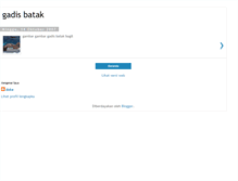 Tablet Screenshot of gadis-batak.blogspot.com