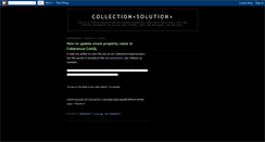 Desktop Screenshot of collectionofsolutions.blogspot.com