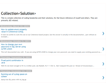Tablet Screenshot of collectionofsolutions.blogspot.com