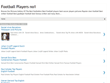 Tablet Screenshot of football-players1.blogspot.com