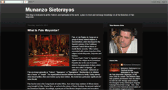 Desktop Screenshot of munanzosieterayos.blogspot.com