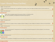 Tablet Screenshot of dianalopez1.blogspot.com