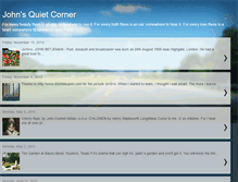 Tablet Screenshot of john-quietcorner.blogspot.com