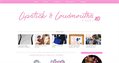 Desktop Screenshot of lipstickandloudmouths.blogspot.com