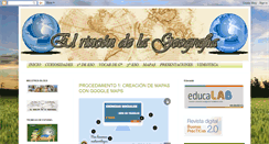 Desktop Screenshot of elrincondegeografia.blogspot.com